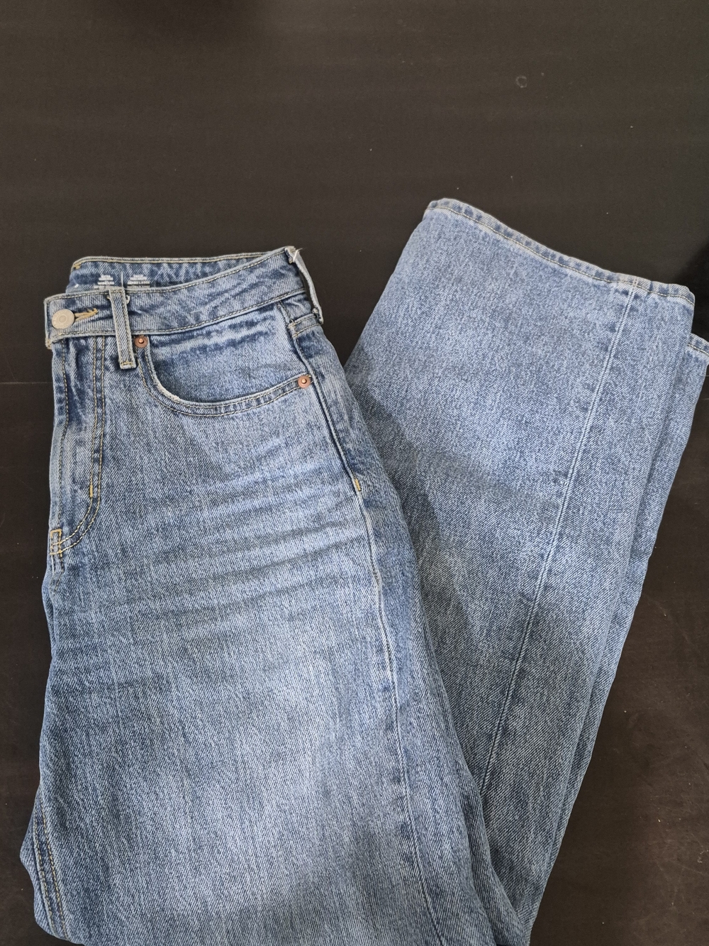Old Navy Wide Leg Extra High-Rise Jeans SIZE 0